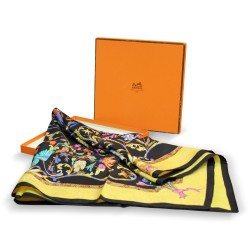 \"Hermès\" \"Nuba Mountain\" silk scarf from Paris.